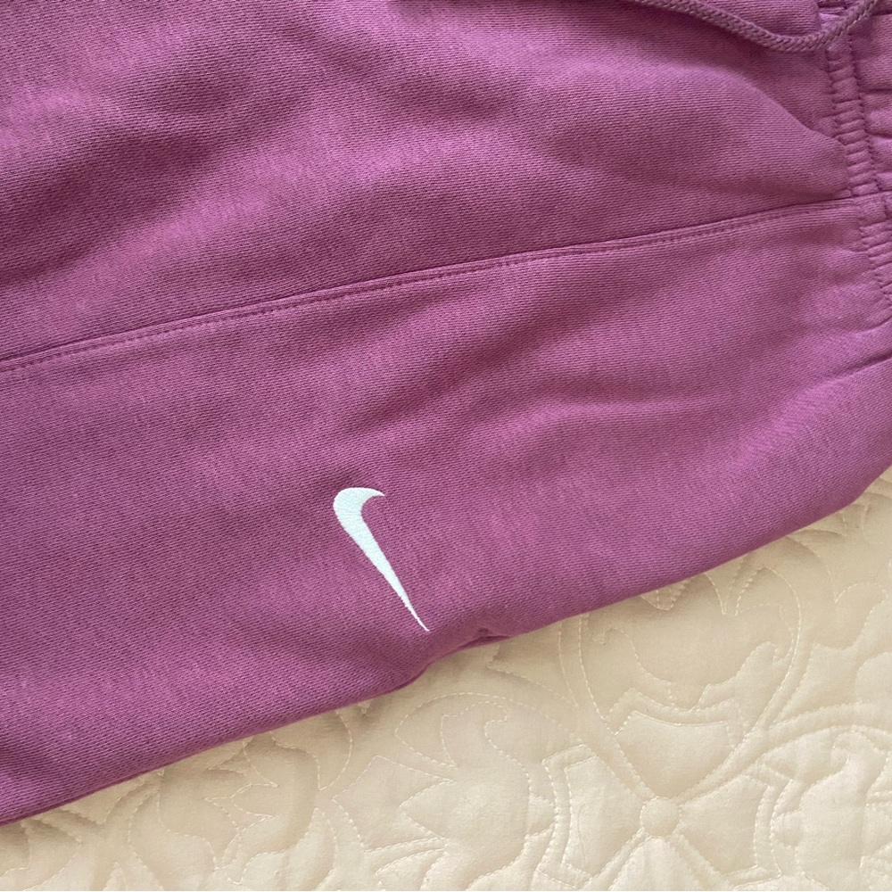 Nike Cozy Fleece Shorts in Purple - Picture 2 of 6